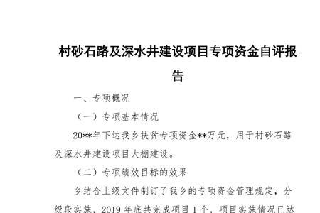 项目自评报告和总结报告的区别