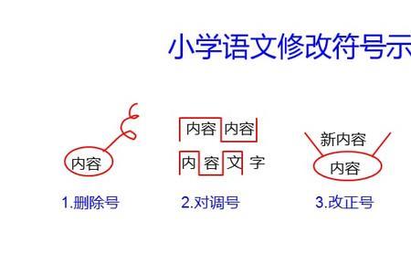 自然段顺序错误用什么修改符号