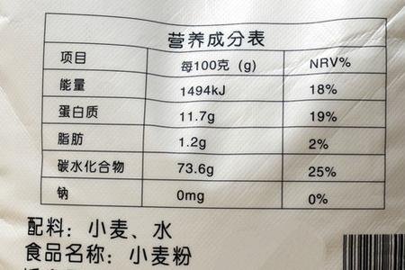 强筋特精和高筋面粉的区别