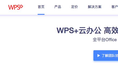 wps云服务没有网页版吗