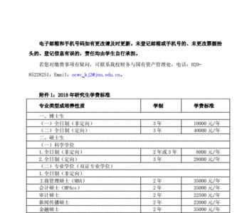 暨南大学审计专硕学费一般多少