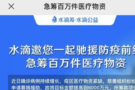 水滴筹完善600万保障啥意思