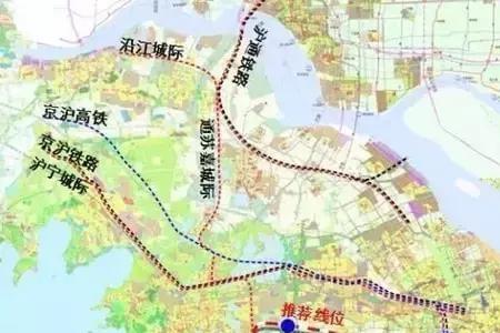 沪苏嘉城际铁路站点位置