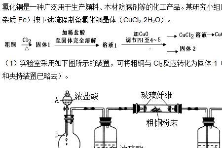 氯化铜是由什么构成