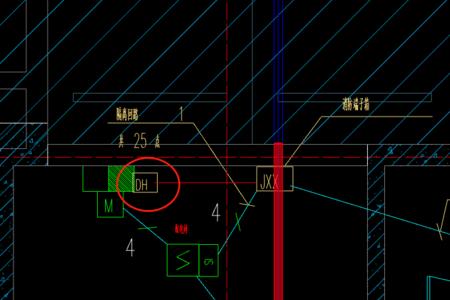 图纸上dh什么意思