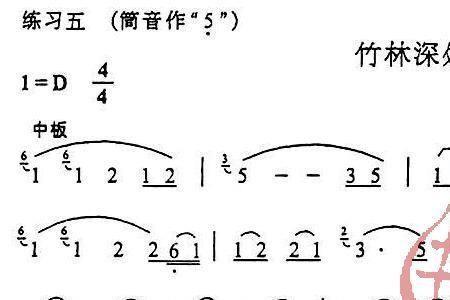 简谱里的前倚音怎么弹