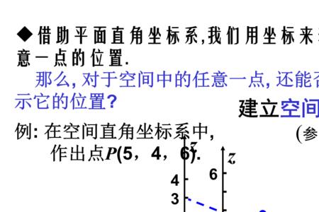 三维坐标系怎样表示各点坐标