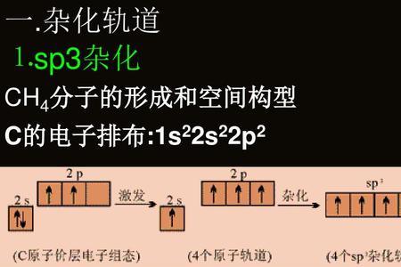 杂化轨道都形成什么键为什么