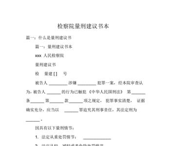 起诉书上没有量刑建议说明什么