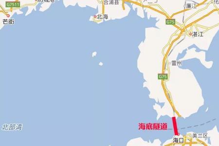 琼州海峡海底隧道完工时间