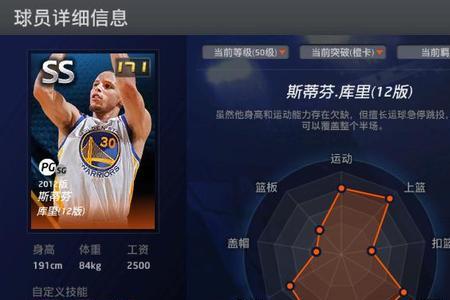 nba2konline2斯蒂芬库里值得买吗