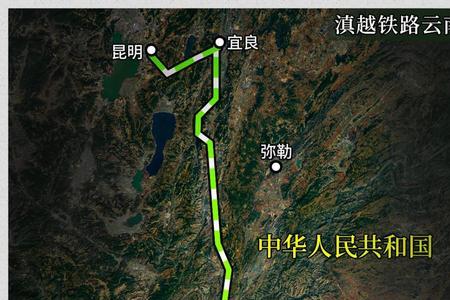 滇越铁路线路图高清