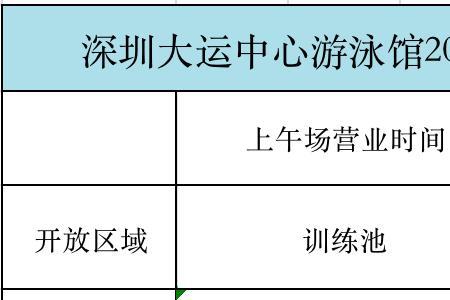 闵行游泳馆开放时间2022