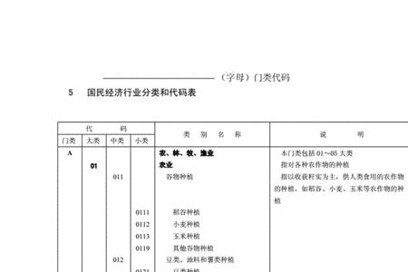 国标行业代码发布年代是哪一年