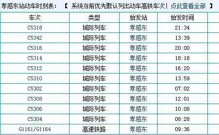 孝感东站有到杭州的火车吗