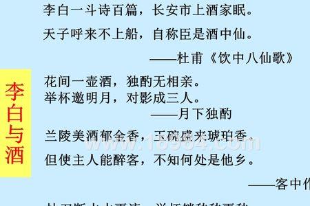 将进酒中是从哪一句开始点题