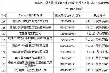 姓名查询个人失信记录