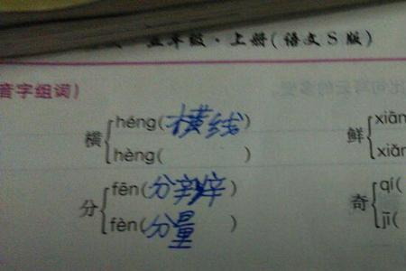 懂的多音字