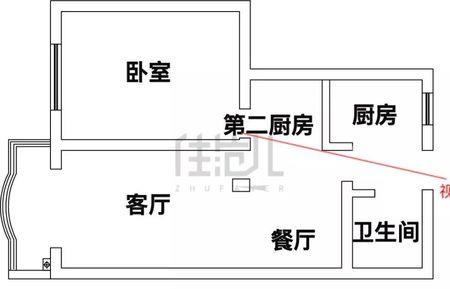 厨房卫生间和客厅怎么连在一起