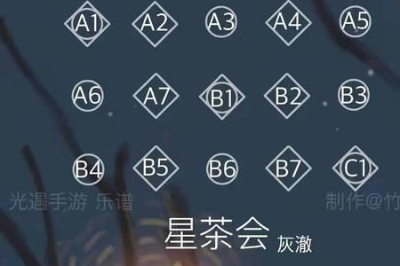 光遇钢琴谱怎么调成数字