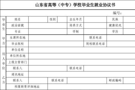 就业协议通讯地址一般怎么填写