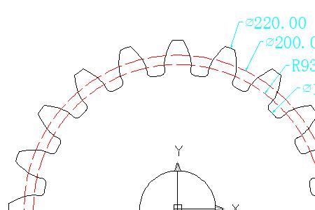 一个齿轮上的圆有哪些