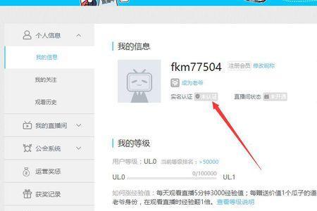 bilibili怎么看直播等级