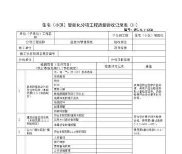 通风智能化工程验收规范标准