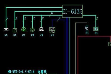 消防线路布置线图讲解