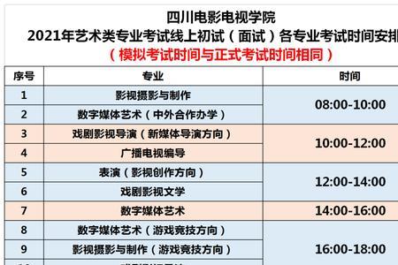 四川电影电视学院2022放寒假时间