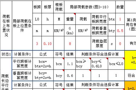 楼板等效均布荷载计算