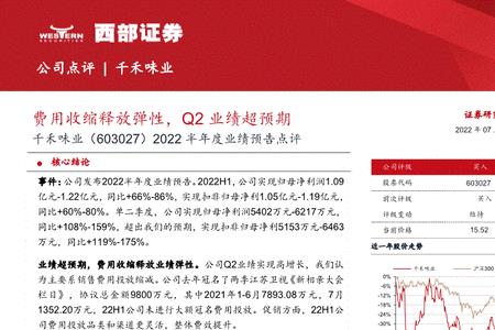 q2业绩是什么意思