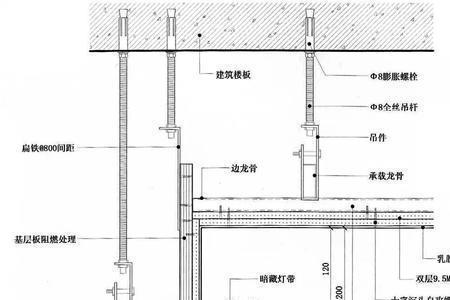 阴影缝吊顶怎么做灯槽