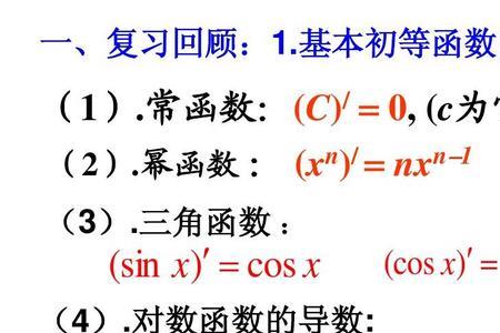 双曲函数导数公式