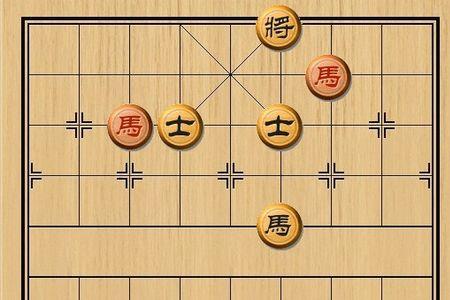 象棋单马双士怎样守和单车