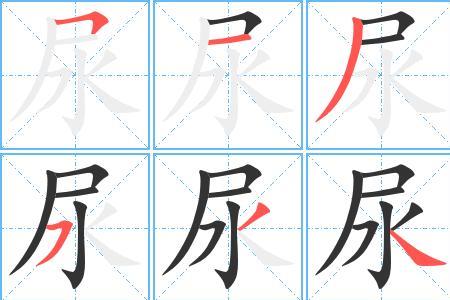 和尿字相似的字