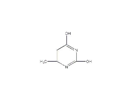 嘧啶分子结构式