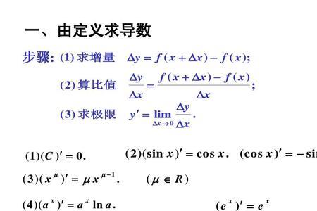 正弦求导得到什么