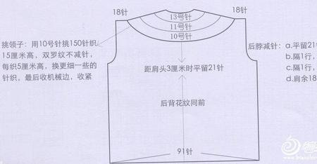 团团圆圆大衣的编织教程