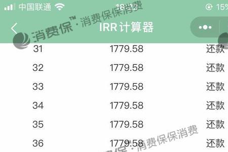 捷信年化率36%年利息多少