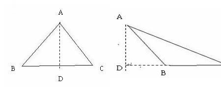 钝角三角形的高怎样做