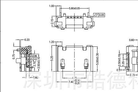 microusb接口传输距离