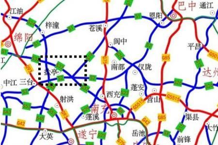 盐洛高速公路线路图高清