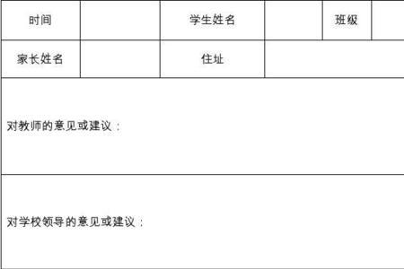 对学校的意见建议怎么写简写