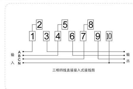 三相四线电表一相电流反向