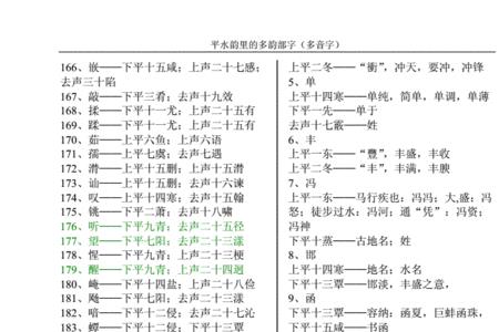 见字在平水韵中属于哪个韵部