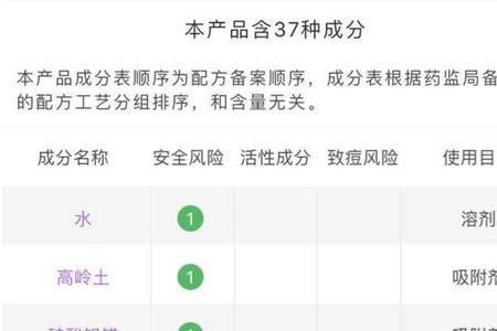 面膜成分表app