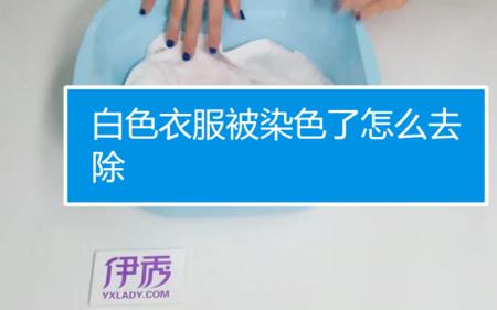 白T恤染上其它衣服的颜色怎么办