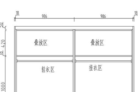 五门衣柜柜体怎么计算尺寸