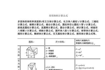 大体积怎么计算重量